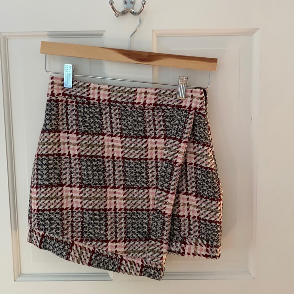 Plaid Mini Skirt